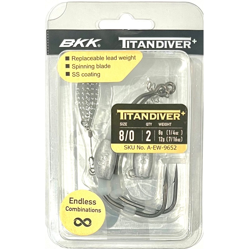 BKK TITANDRIVER Weighted Hooks