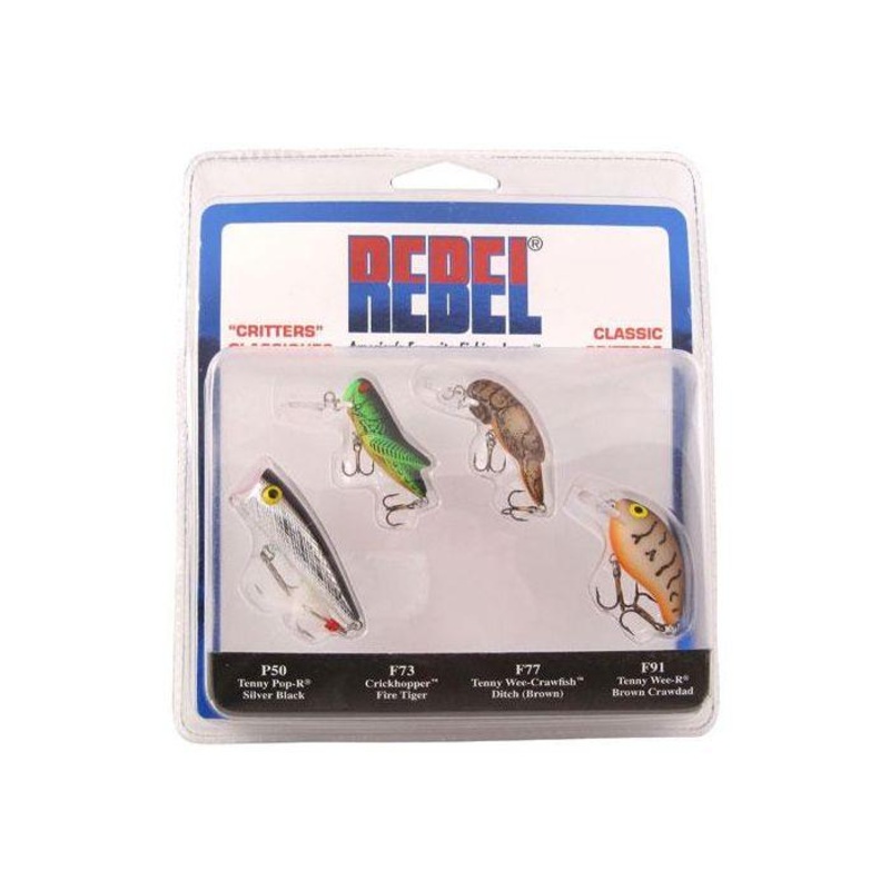 Rebel Classic Critters 4 Pack Hardbaits