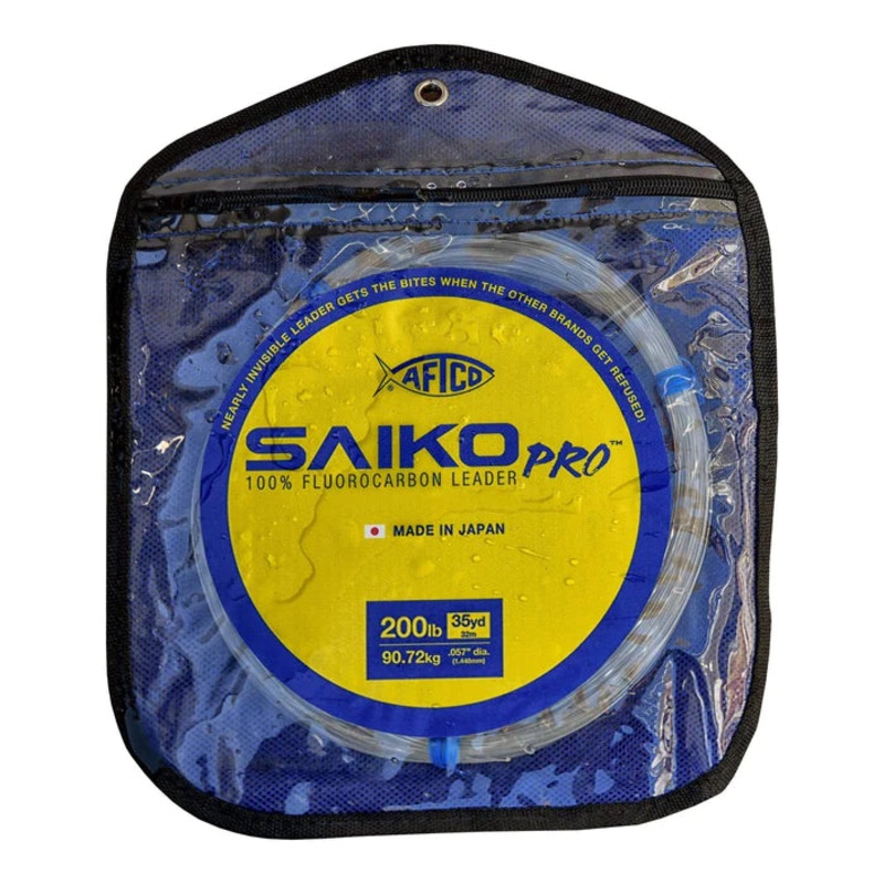 AFTCO Saiko Pro 100% Fluorocarbon Leader (50 yd Spools)