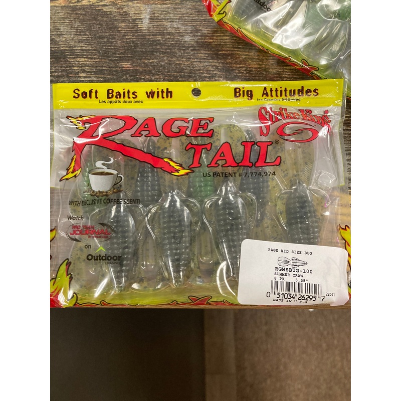 Strike King Rag Bug 3.8″ Summer Craw