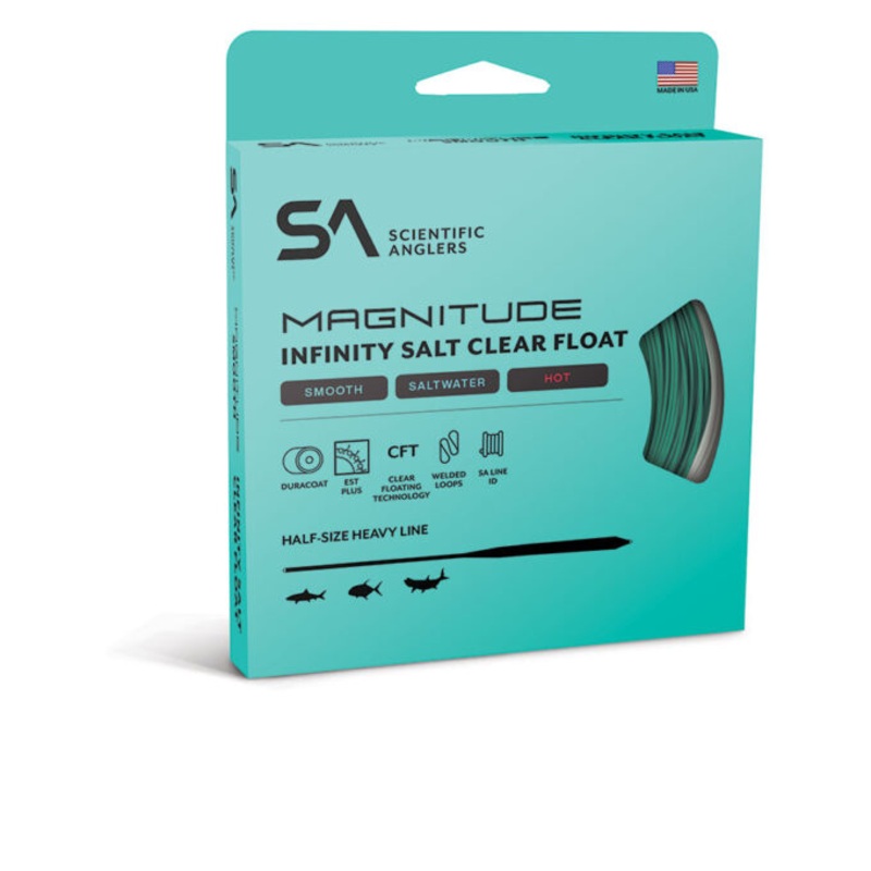 Scientific Anglers Magnitude Smooth Infinity Salt 12′ Clear Float Tip