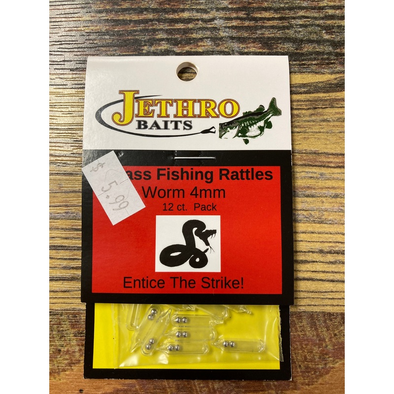 Jethros Glass Rattles 4mm