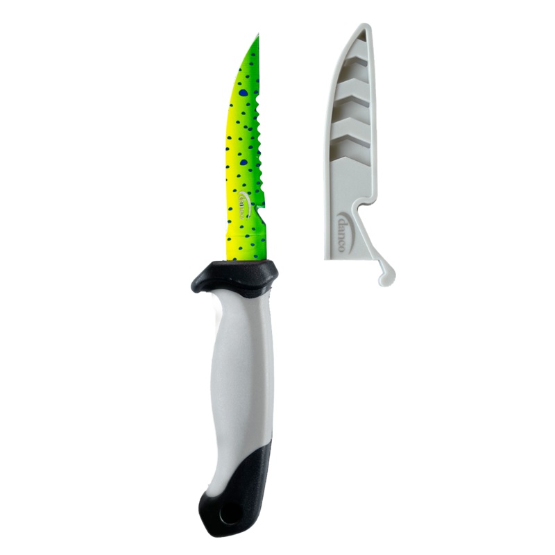 DANCO Tournament Series 4″ Mahi Mahi Bait Knife with Molded Sheath