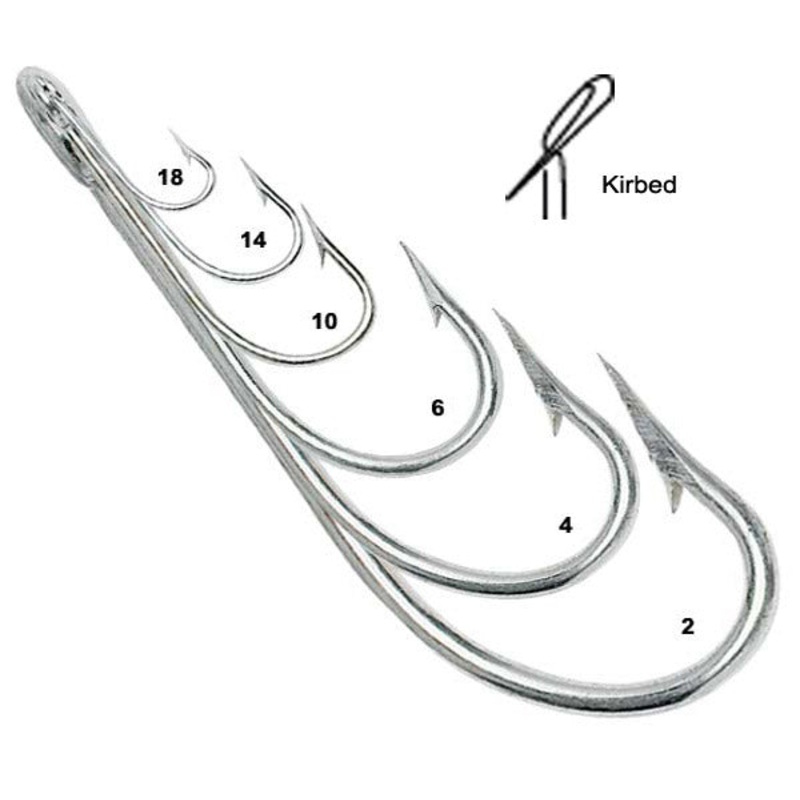 Mustad 2330DT Kirby Sea Hook 100pk