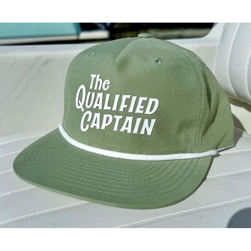 The Qualified Captain Script Logo Hat