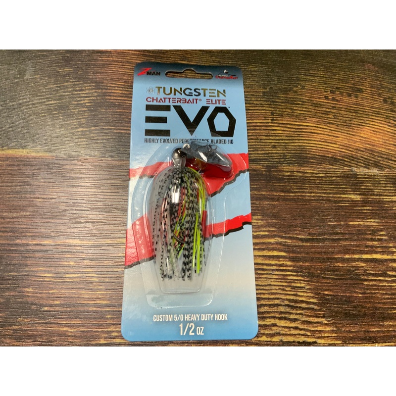 Z Man EVO Chatterbait Tungsten Elite 1/2 oz. Glitter Bomb