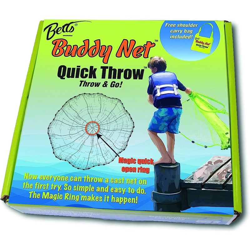 Betts Buddy Net Quick Throw Cast Net