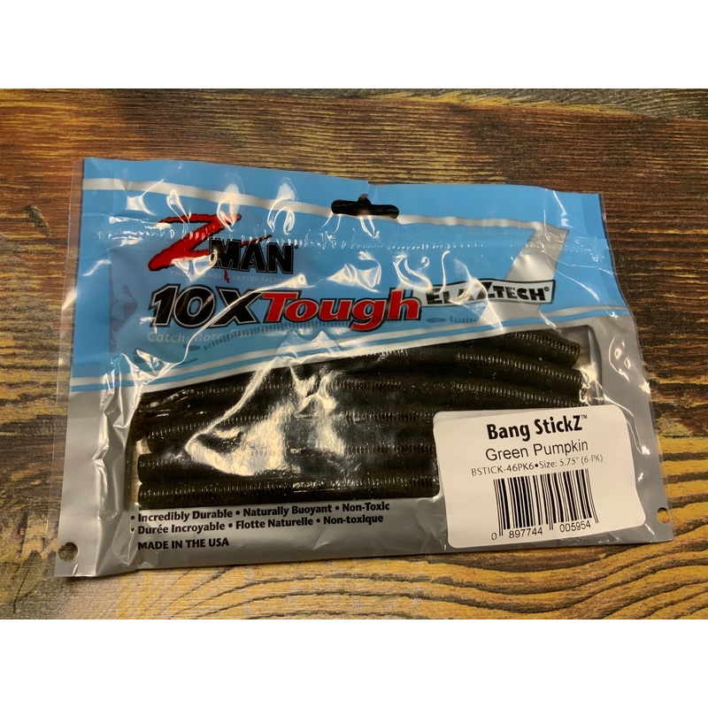 Z Man Bang StickZ 5.75″ Green Pumpkin