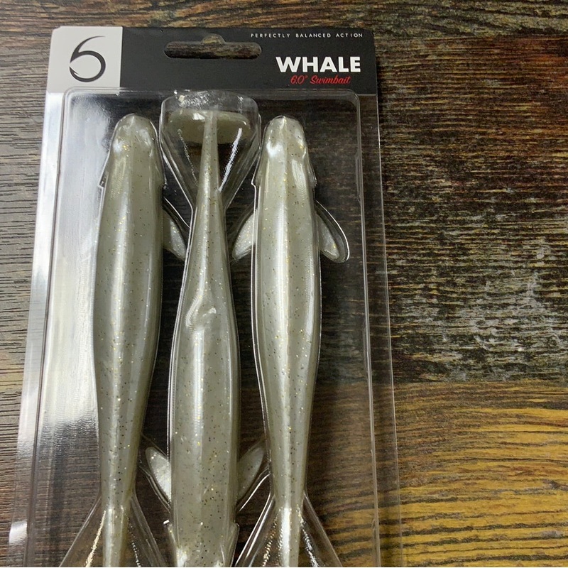 6th Sense Whale Swimbait  6″ Plat White
