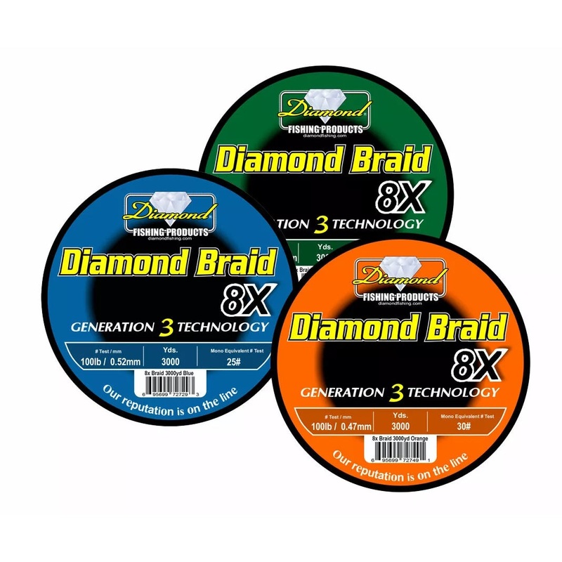 Diamond Braid Generation III 8X 300 Yards