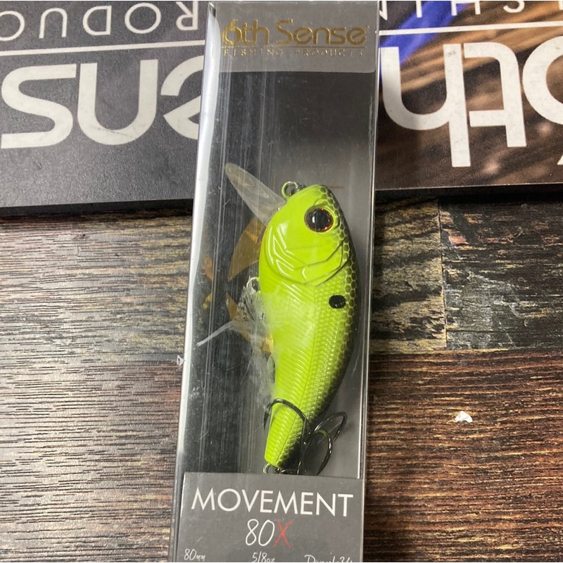 6th Sense Movement 80X 5/8 oz. Chartreuse Black Back