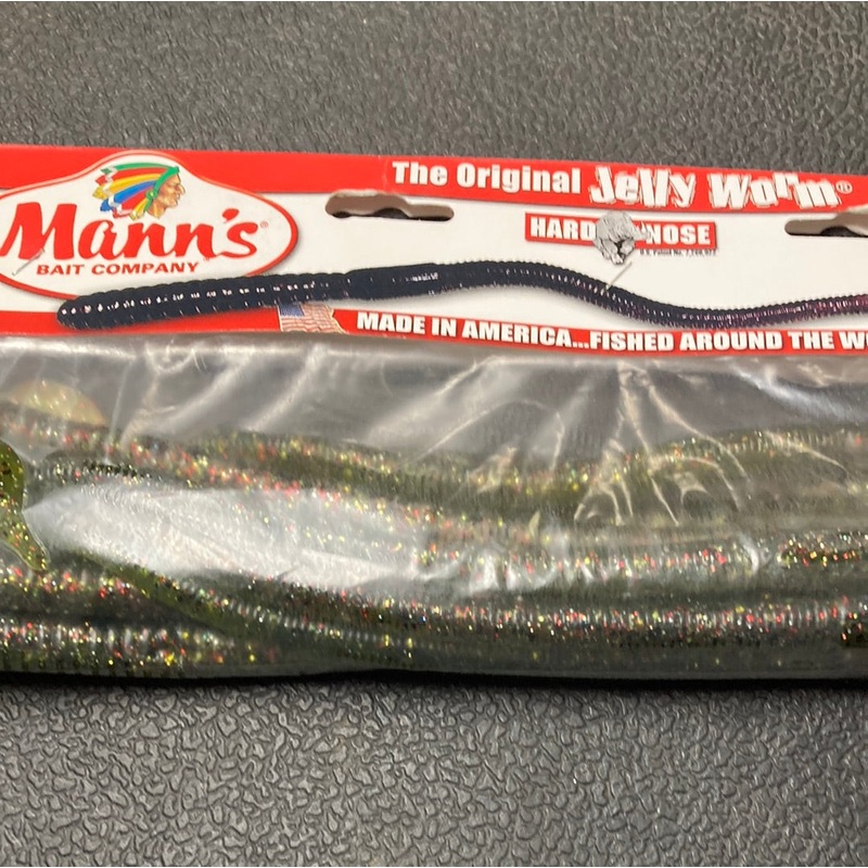 Manns Jelly Worm 12 Watermelon Magic