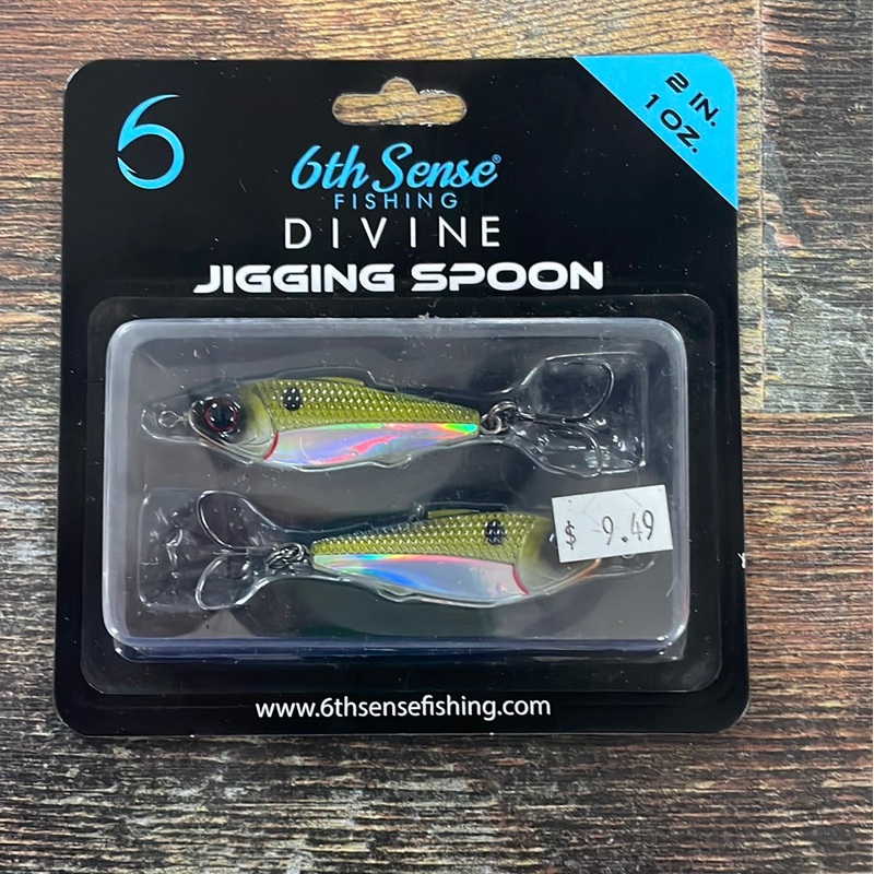 6th Sense Divine Jigging Spoon 2 1 oz Shad Hammer