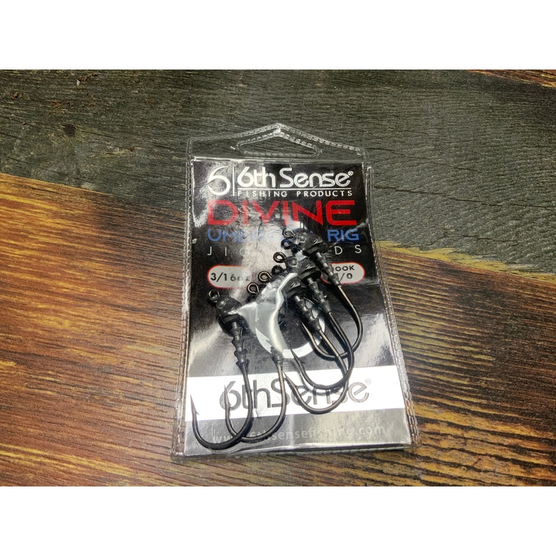 6th Sense Divine Umbrella Rig 3/16 oz. 3/0 Black