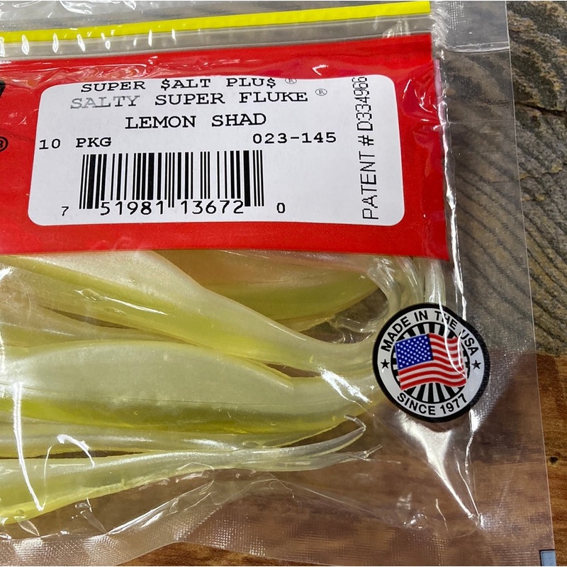 Zoom Super Fluke – Lemon Shad