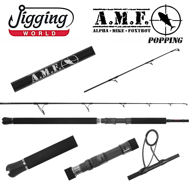 Jigging World A.M.F. Popping Spinning Rods