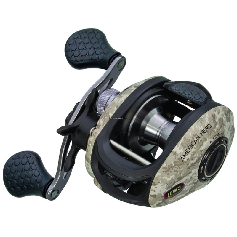 Lew’s AHC1SH American Hero Camo Speed Spool Low Profile Baitcast