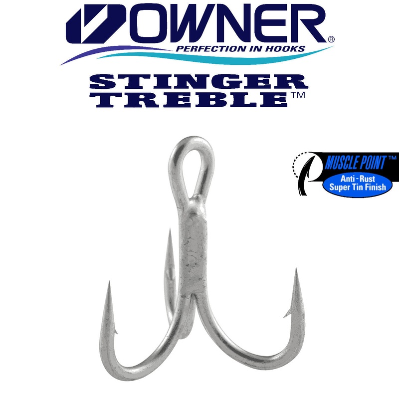 Owner Stringer Treble ST-66 4X Strong Hooks