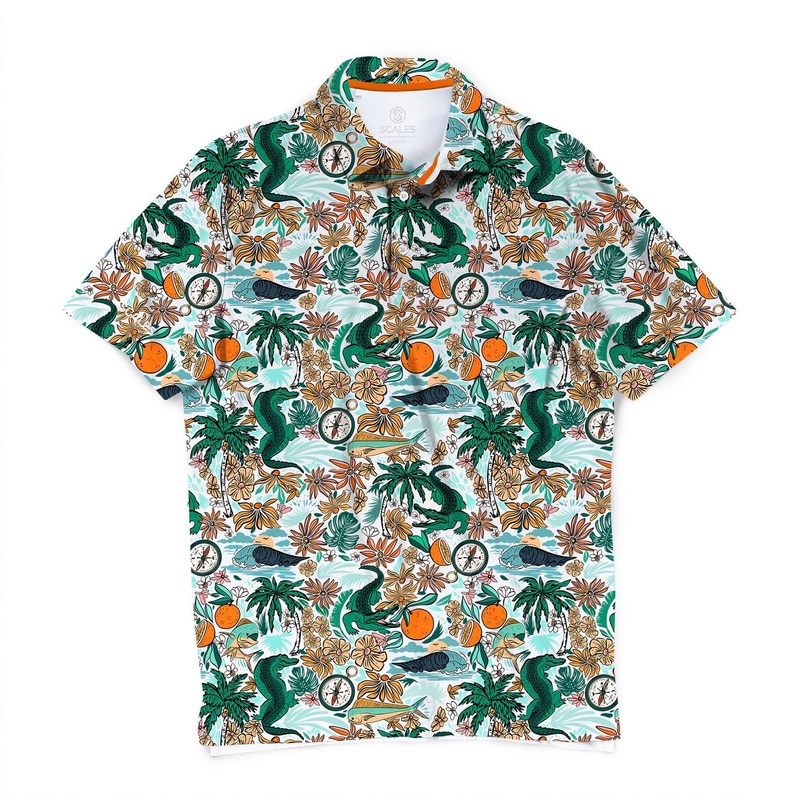 SCALES Fish & Game Short Sleeve Polo