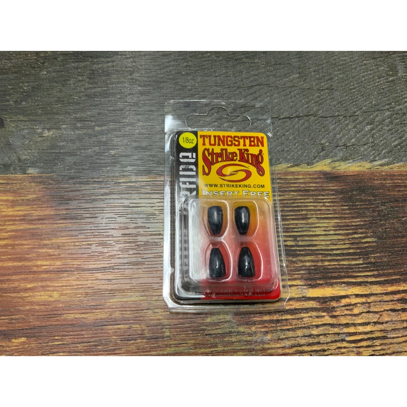 Strike King Tungsten Weight 1/8 oz. Matte Black