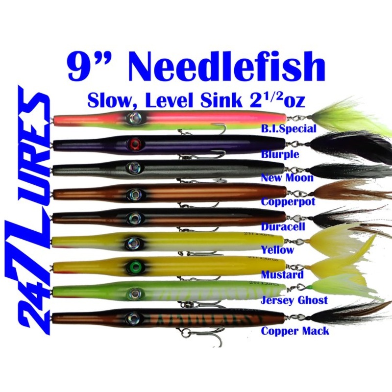 24/7 Lures – 9in Needlefish