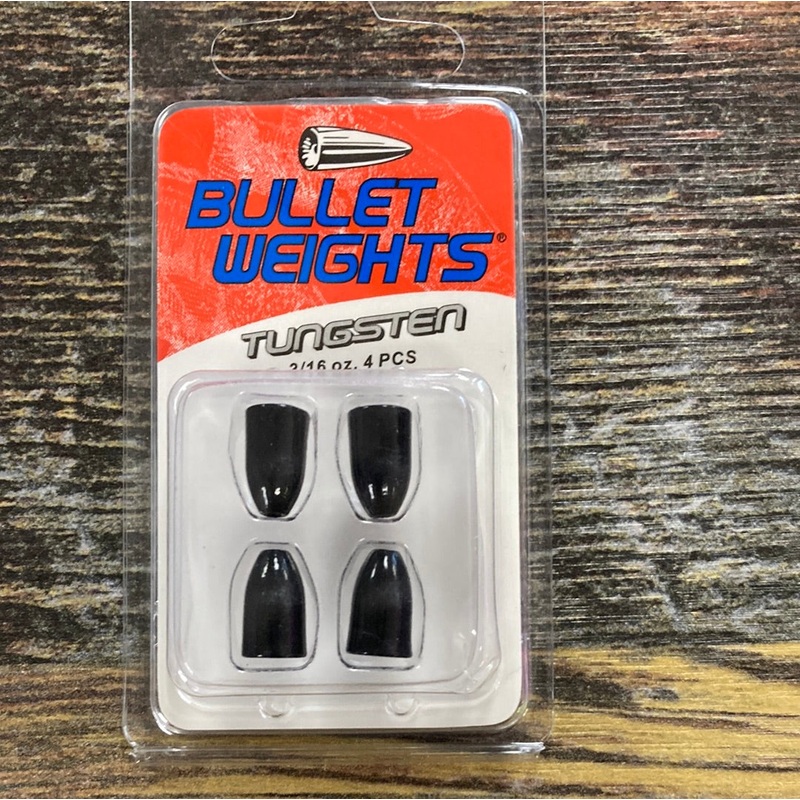 Bullet Weight Tungsten 3/16 oz. Black
