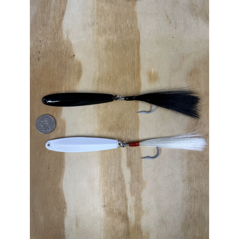 “Charlie Graves Lures”  Combo Pack: J-8 1 1/2oz White ) D-5 2 1/4oz