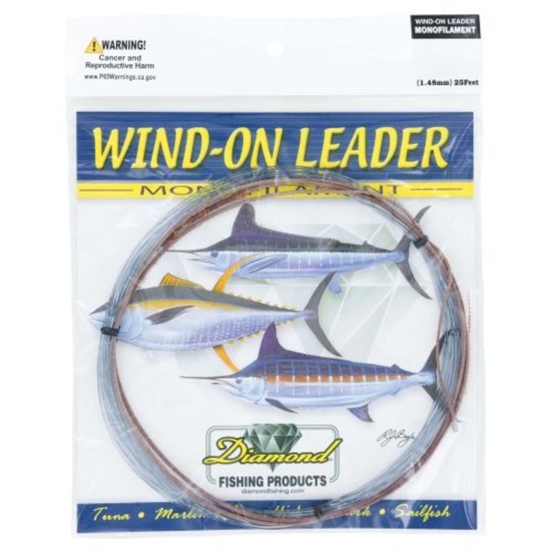 Momoi Diamond Monofilament Wind-On Leader