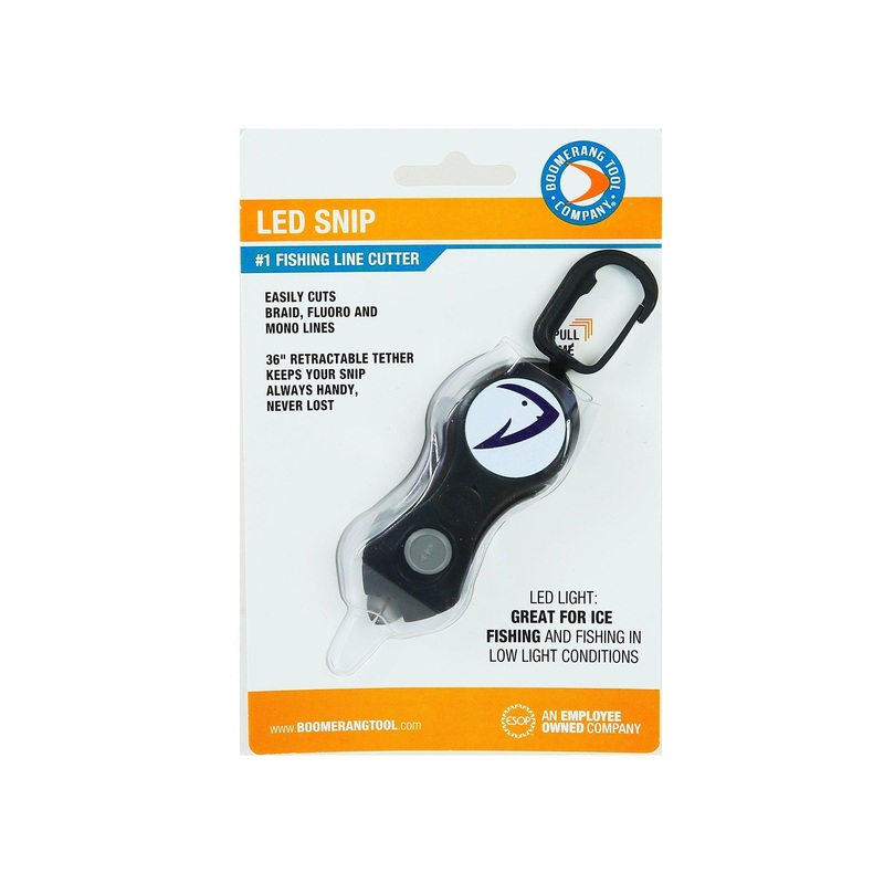 Boomerang x Tackle World Logo Original Snip Line Cutter With LED Light