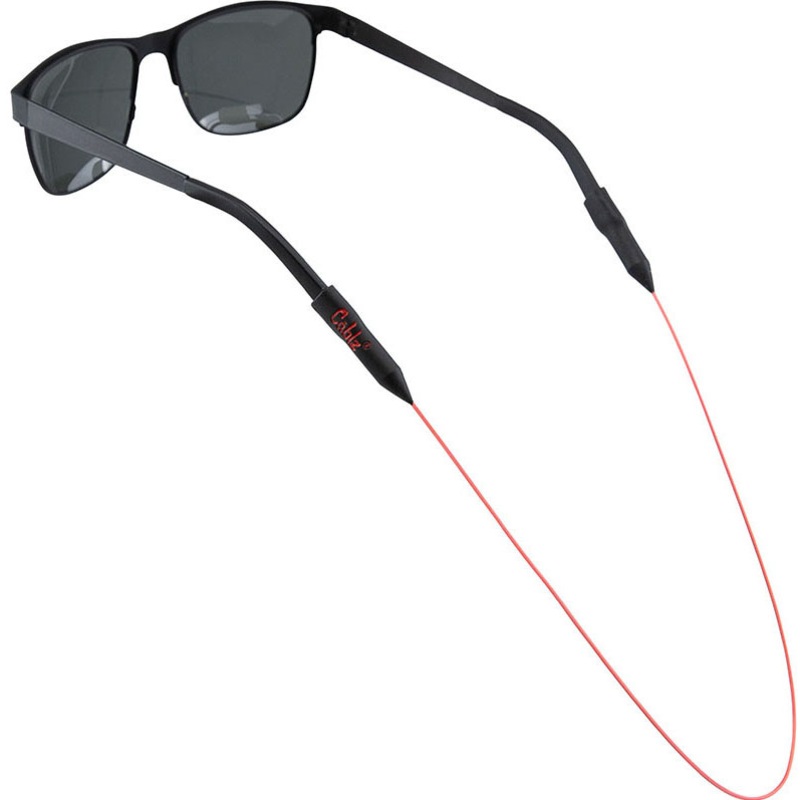Cablz Monoz Non-Adjustable Zipz, 14″ Sunglass Retainer, Red
