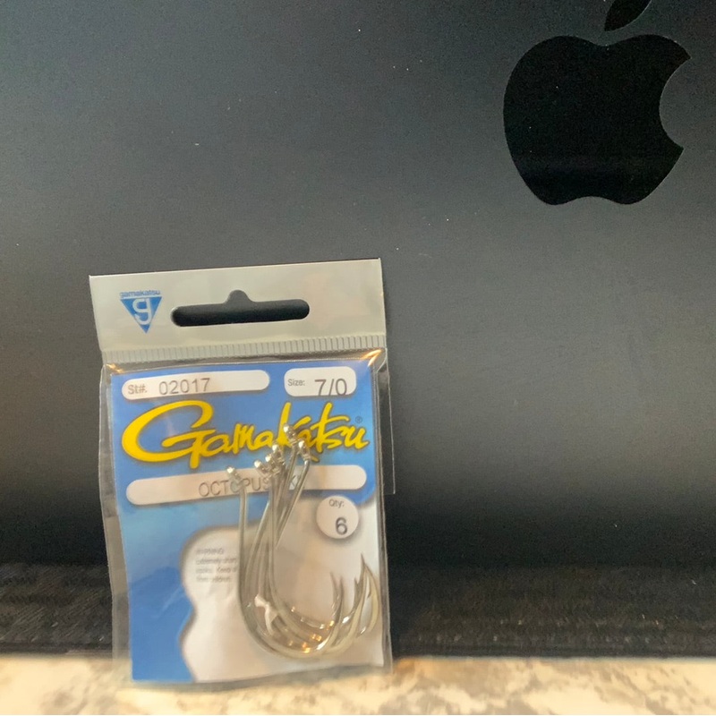 Gamakatsu Octopus 7/0 Nickle