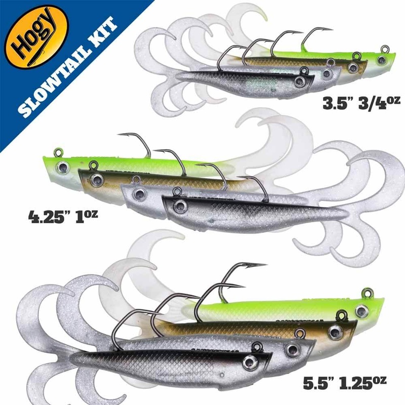 Hogy Slowtail 5.5″ 1.25oz Twin Tail Swim Bait Lure