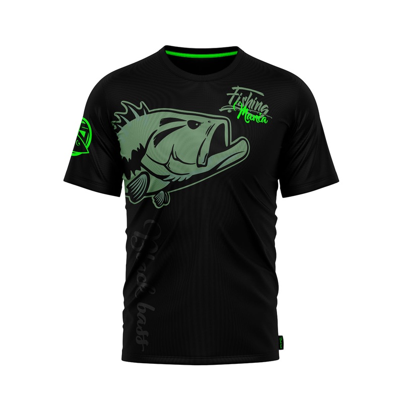 Hotspot Design – T-shirt Black Bass Mania