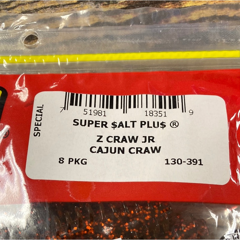 Zoom Z Craw Jr. – Cajun Craw