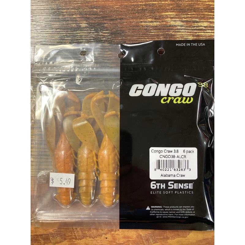 6th Sense Congo Craw 3.8 Alabama Craw