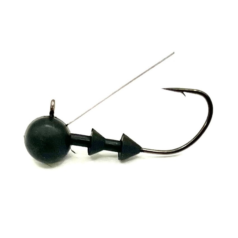CIPHER FISHING Tungsten Mid Stroll Ball Head With 90 Degree Line Tie
