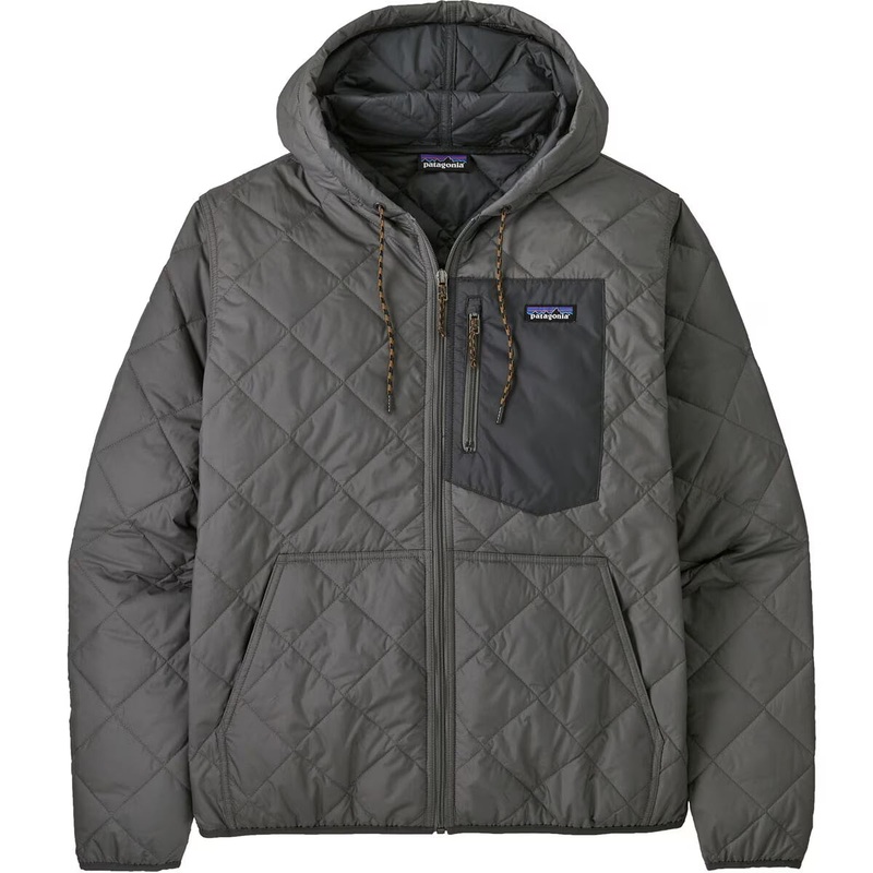 Men’s Diamond Quilted Bomber Hoody
