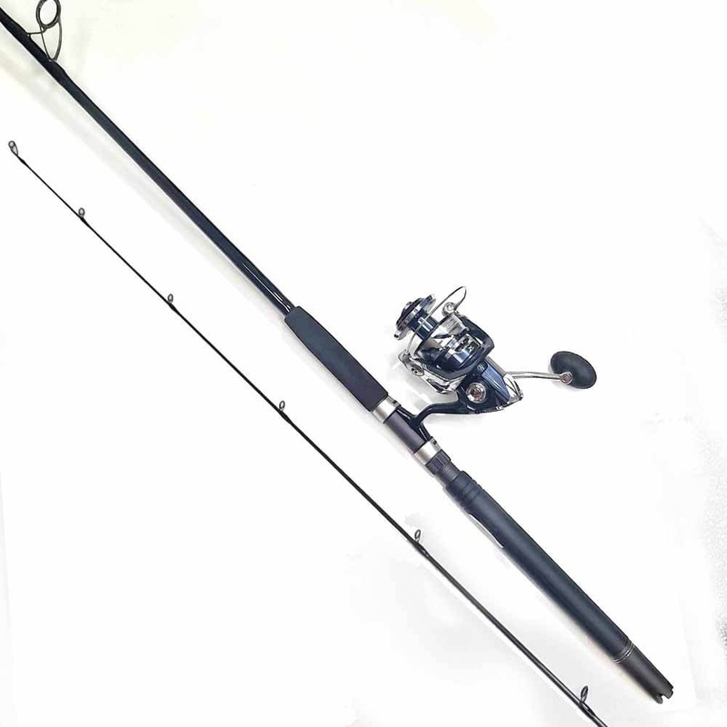 Shimano TwinPower SW C TPSW14000XGC Spinning Reel and Capt Harry’s CHS720 Spinning Combo