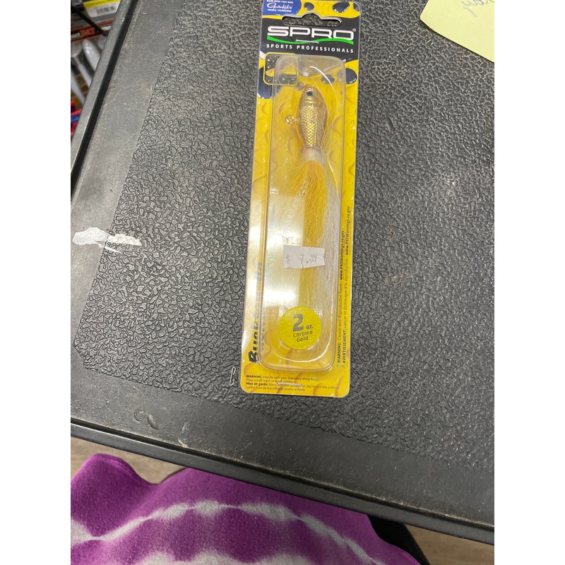 Spro Prime Bucktail Jig 2 oz. Chrome Gold