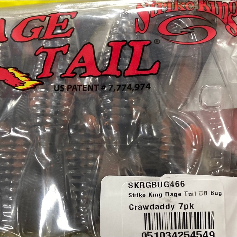 Strike King Rage Tail DB Bug 3″ Crawdaddy