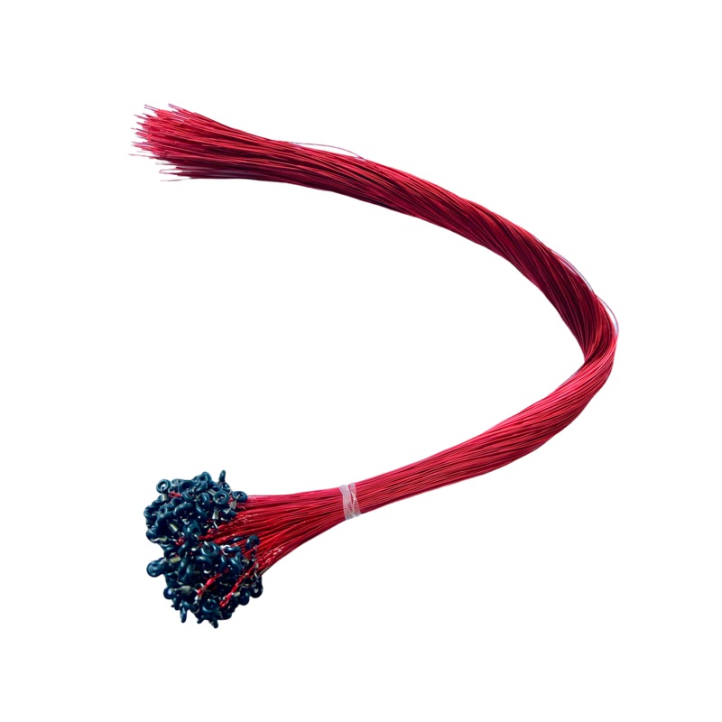 Turner Tackle PreTwisted Red Coated Copper Wire Ringer Size 2
