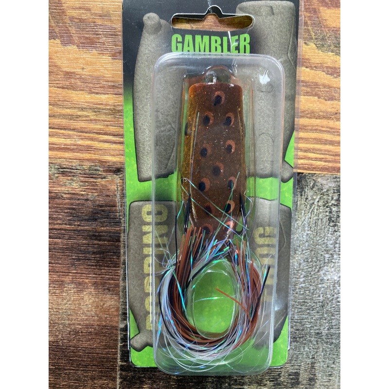 Gambler Popping Frog 7/16 oz. Yellow Belly