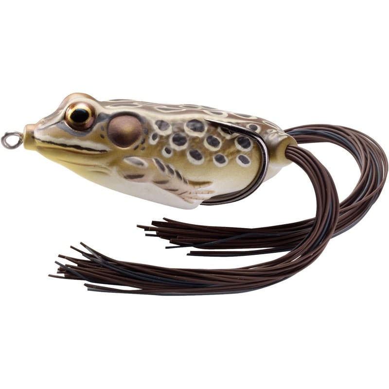 LiveTarget Frog Hollow Body Topwater Lure, 2 1/4″