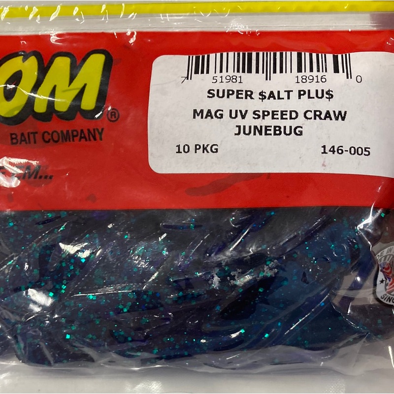 Zoom Mag UV Speed Craw – Junebug