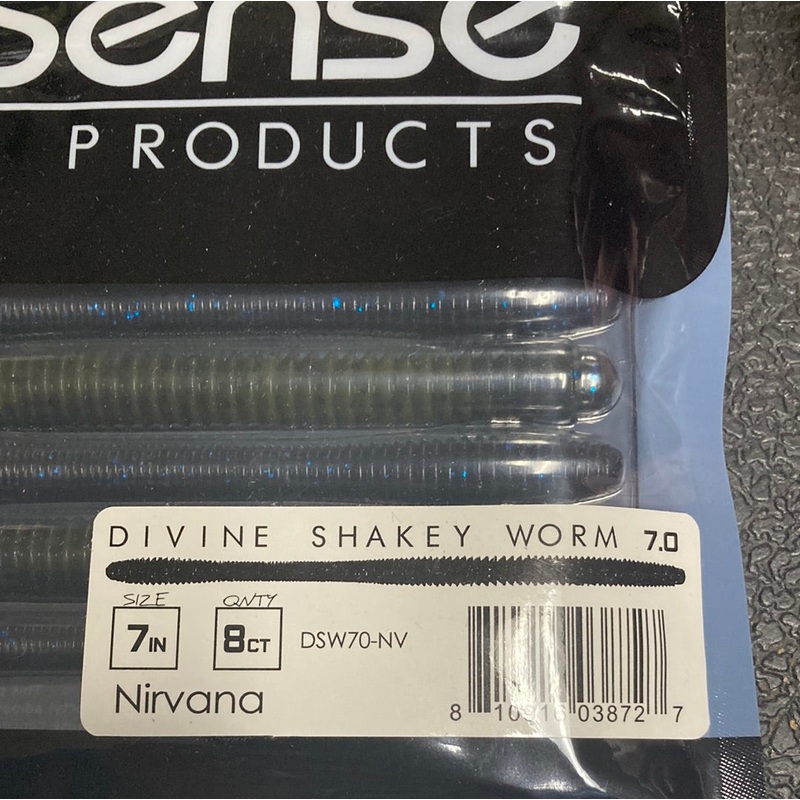 6th Sense Divine Shakey Worm 7.0″ Nirvana