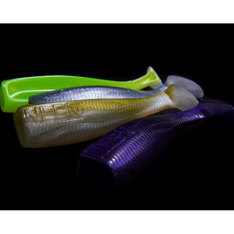 No Live Bait Needed (NLBN) Paddle Tail Swimbaits – 5” 3pck.