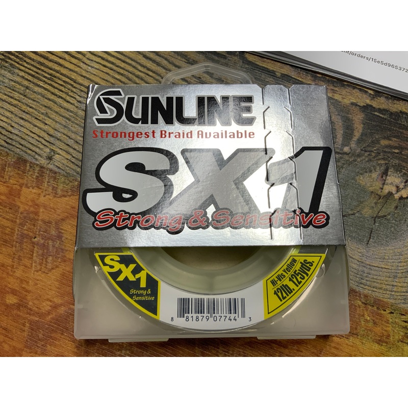 Sunline SX1 Braid 12 lb. 125 yd – Hi Res Yellow