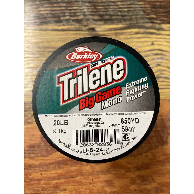 Trilene Big Game Mono 20 lb 650 yd – Green