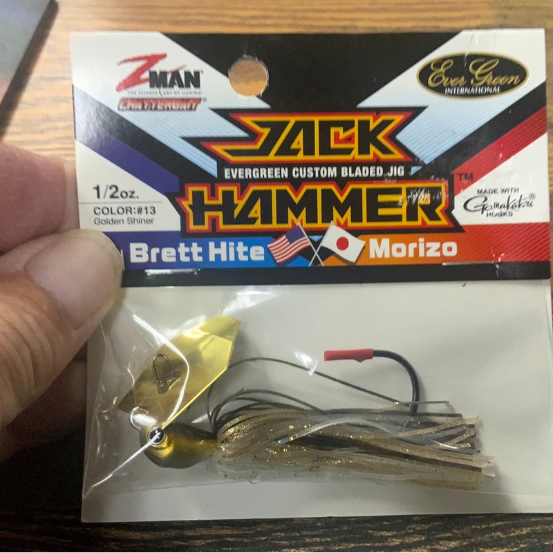 Z Man Jack Hammer Chatterbait 1/2 oz. Golden Shiner