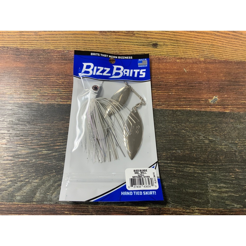 Bizz Baits Dbl Willow 1/2 oz. Natural Shad